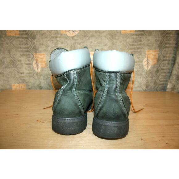 Timberland 6-Inch Gray Leather Work Boots 11 W135 - Picture 4 of 7